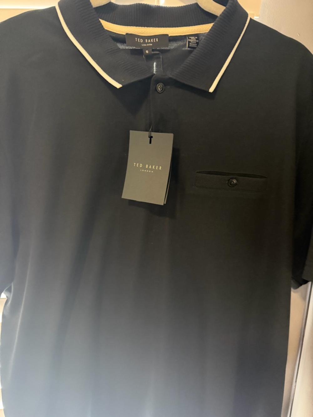 Men’s Black Polo Shirt Size XXL Short Sleeve Casual Golf Work Cotton Blend